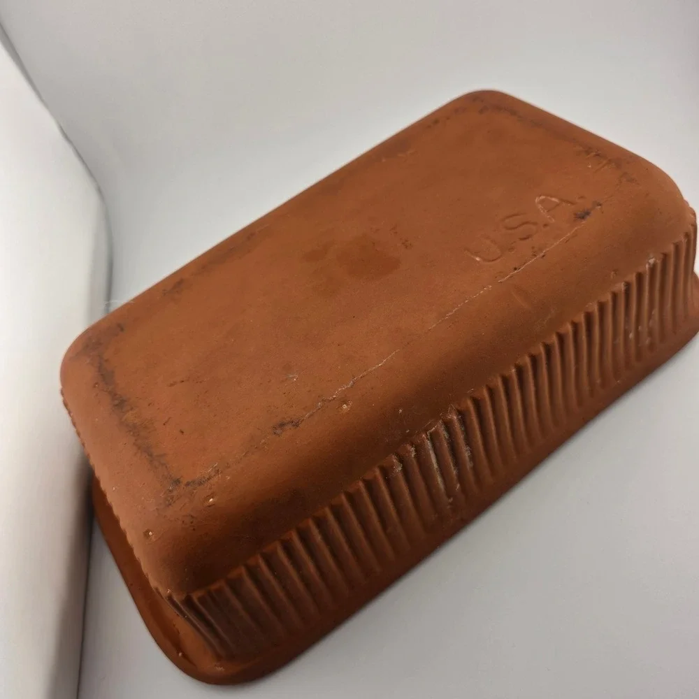 Terracotta Loaf Pan Baking Dish Clay Ramekin Oven‎ Safe Bread Cake
